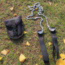 Outdoor Hiking Manual Hand 11 Teeth Steel Rope Chain Saw Portable Practical Emergency Survival Gear