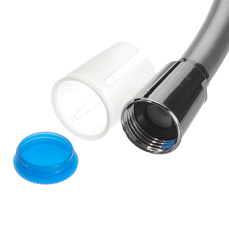 Water Hose Pipe Connectors Smooth Siver PVC Flexible Shower Hose Replacement Accessories