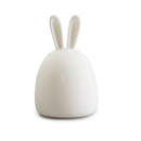 LUSTREON 1W USB Rabbit LED Night Light Silicone Pat Control Multicolor for Children Baby Moon Lamp