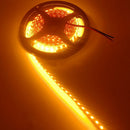 5M 4MM Width SMD2835 Yellow Non-waterproof LED Strip Light for Indoor Use Home Decoration DC12V