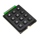 5pcs 12 Key MCU Membrane Switch Keypad 4 x 3 Matrix Array Matrix Keyboard Module
