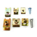 200Pcs Anti-Rust Mixed Fastener Screw Gasket Clip For Car Door/Panel/Fender