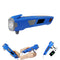 3 in 1 XANES U23 USB Rechargeable Hand Crank LED Flashlight & Safty Hammer & Power Bank