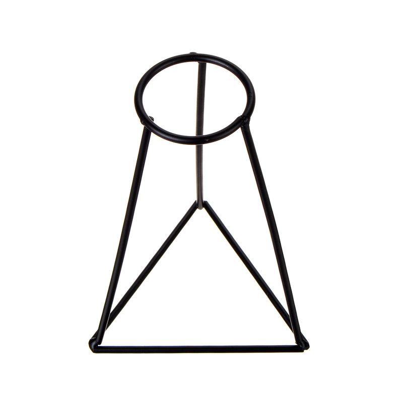 Creative Metal Wire Vase Black Flower Rack Abstract Geometric Frame Home Decor