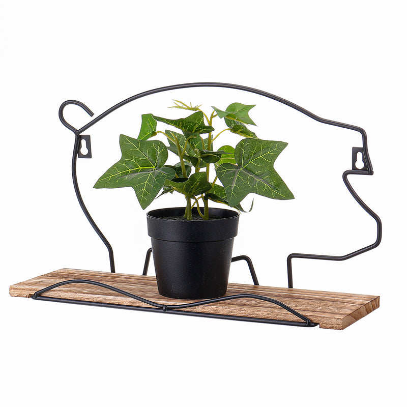 Creative Animal Style Wall Hanging Iron Shelf Storage Rack Kitchen Home Organizer Wall Mounted