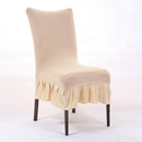 Honana Elegant Pure Color Elastic Stretch Chair Seat Cover Dining Room Home Wedding Deco