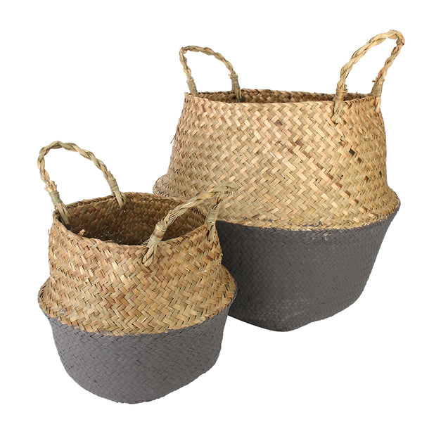 Flower Basket Storage Holder Flower Pot Laundry Organizer Bag Garden Decoration