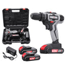 42/18V/12VF Rechargeable Impact Drill 25 Gear Lithium Hand Drill Driver Dual Speed Electric Screwdriver
