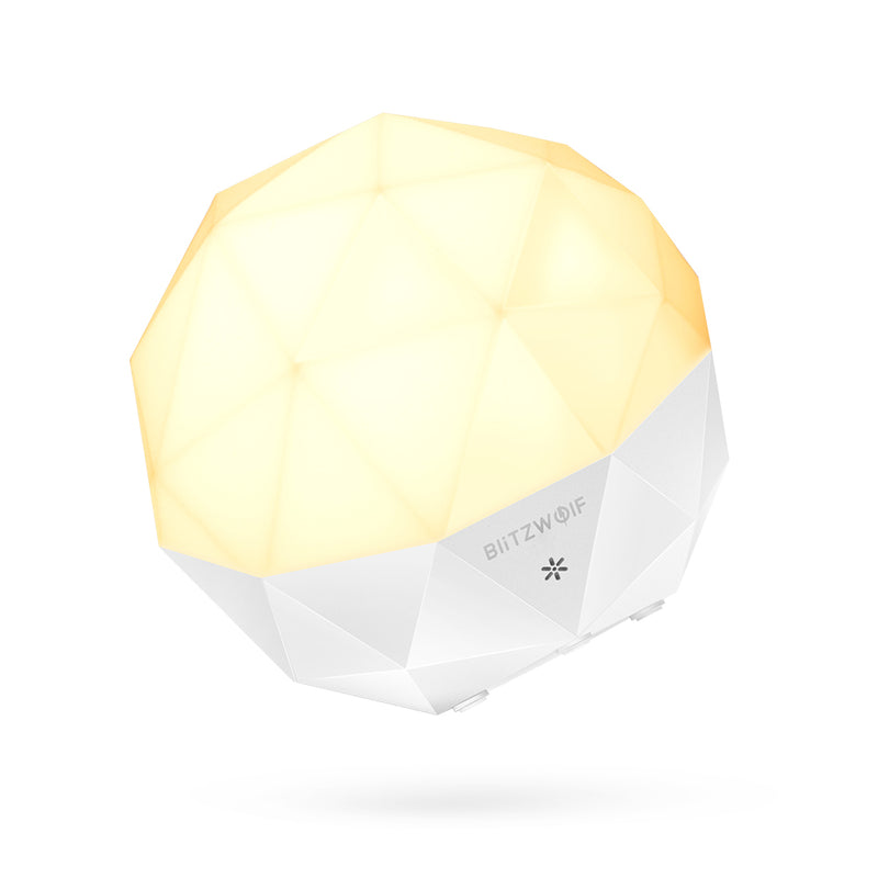 BlitzWolf BW-LT19 Diamond Ambient Touch Sensor Night Light Touch Control Stepless Dimming USB Charging