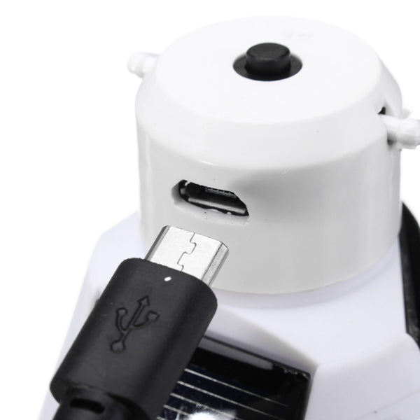 Solar Powered 9W E27 18 LED Bulb Camping Lantern USB Rechargeable for Outdoor Tent Fishing