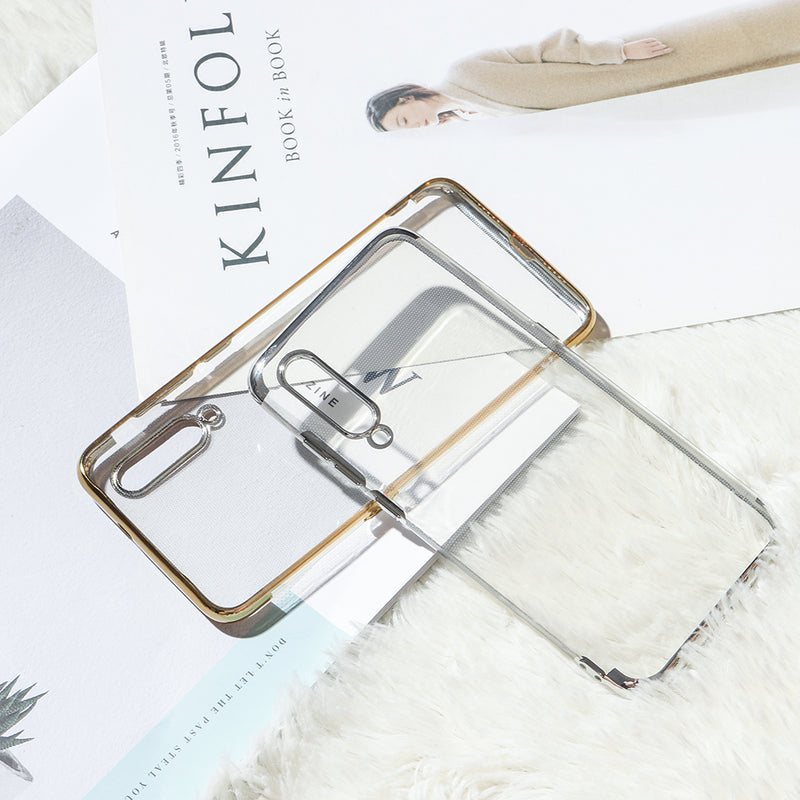 Bakeey Plating Transparent Shockproof Soft TPU Back Cover Protective Case for Xiaomi Mi 9 / Mi9 Transparent Edition