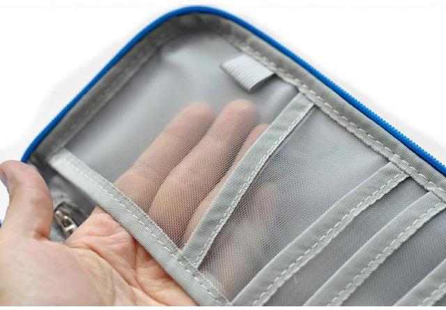 Portable Multi-function Travel Storage Bag Stationery Bag Travel Passport Bag Wallet Wallet