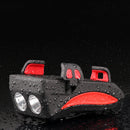 XANES 3 In 1 130db Horn Bike Front Light 4"-6.3" Phone Holder 2000mAh USB Rechargeable Waterproof Handlebar Light
