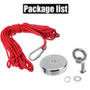 35-600KG Neodymium Fishing Salvage Recovery Magnet + 10M Rope For Detecting Metal Treasure