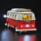 Updated LED Light Lighting Kit For LEGO 10220 T1 Campingbus VW CAMPER VAN Bricks