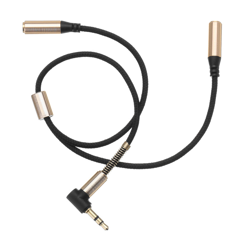 33cm 3.5mm AUX Audio Cable Extended Cable Double 3.5mm Ports Audio Cable