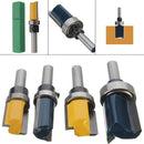 1/4 Inch Shank Cutter Router Bit Trimming Wood Working Milling Cutter Dual Blades