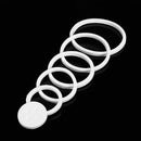 10Pcs Clear Polystyrene Capsules with Coin Holder Case Adjustable for 20 to 40mm Coin