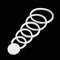 10Pcs Clear Polystyrene Capsules with Coin Holder Case Adjustable for 20 to 40mm Coin