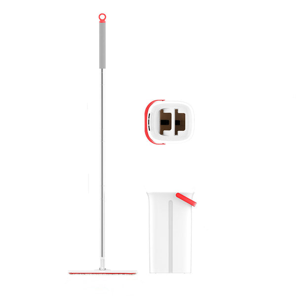 YIJIE Universal Rotating Cleaning Mop Sets Microfiber Cleaning Cloth Wet Dry Usage Mop with Bucket