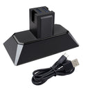 Dual Slot Charging Dock Station Stand Charger with USB Cable for Nintendo Switch Joy-Con Gamepad Game Controller