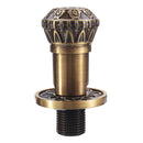 Antique Brass Triangle Valve Bathroom Accessory G1/2 Brass Angle Stop Valve Filling Valves Diamond Pattern Type