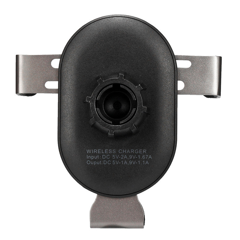 Qi Wireless 10W Fast Charging Gravity Auto Lock Car Holder Air Vent Stand for iPhone X Mobile Phone