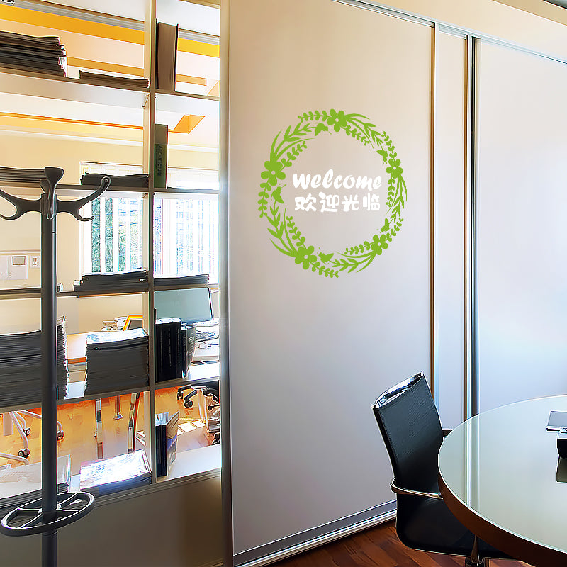 Miico SK6091 Glass Window And Door Sticker Creative Decorative Wall Sticker DIY Stickers