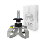 Roadsun 2pcs 12V/24V T8 LED Bulb H1/H4/H7/H11/9005/9006 White Headlights 60W 6000Lm COB Headlamp Auto Fog Light Lamp Bulb