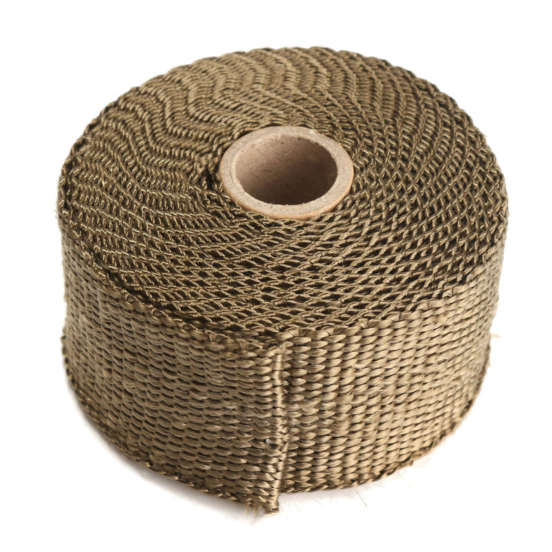 5M Exhaust Heat Wrap Manifold Downpipe High Temp Insulation Bandage Tape Roll