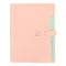 1PCS Plastic 5 Layers Pockets A4 Pouch Bill Folder Card Holder Organizer Fastener File Document Bag