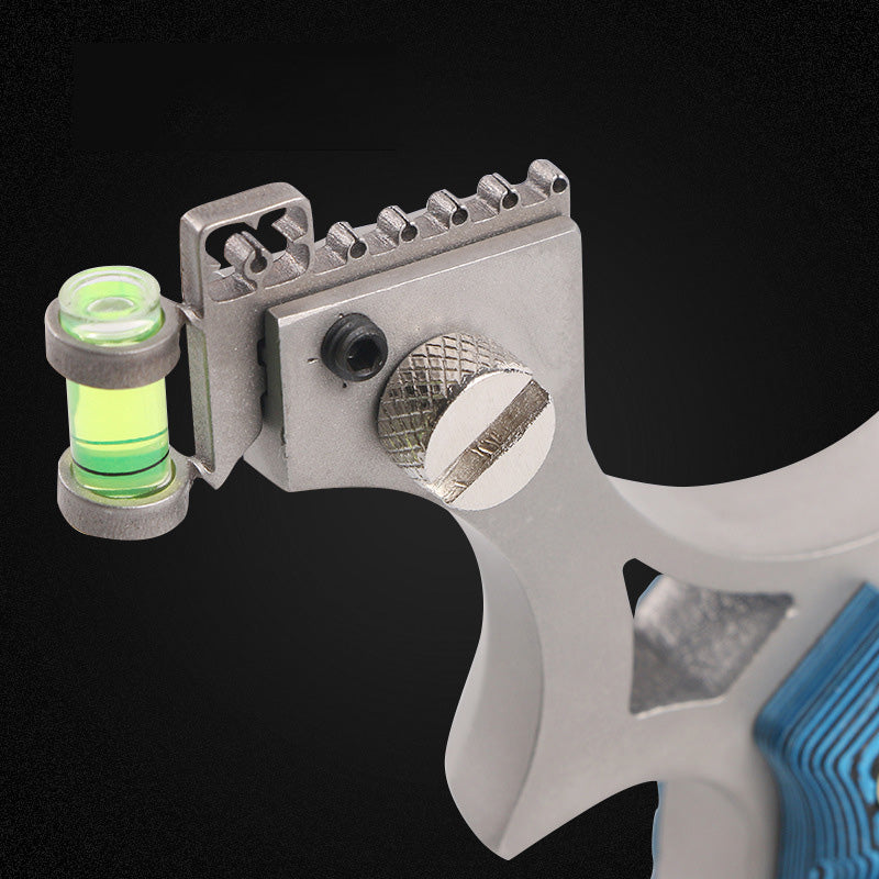 KALOAD Sling-shot With Aiming Level Shooting Camping Hunting Sullies