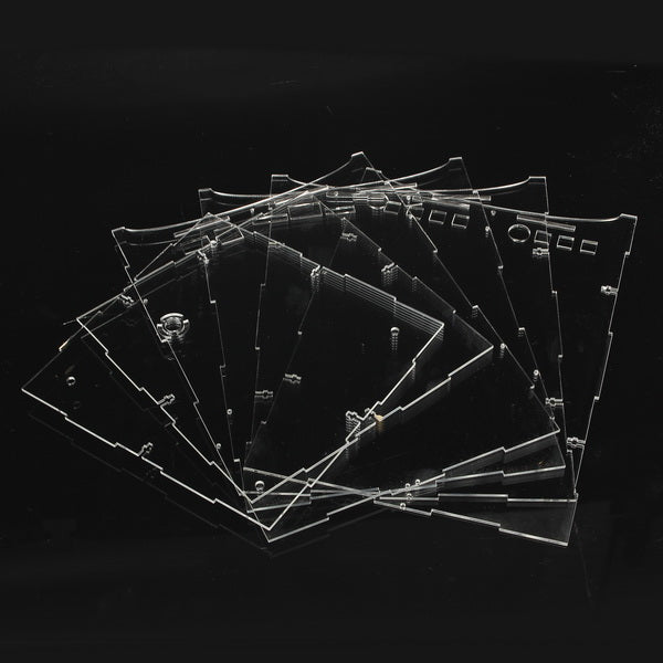 Transparent Acrylic Module Case Housing For 8x8x8 3D Light Cube Kit