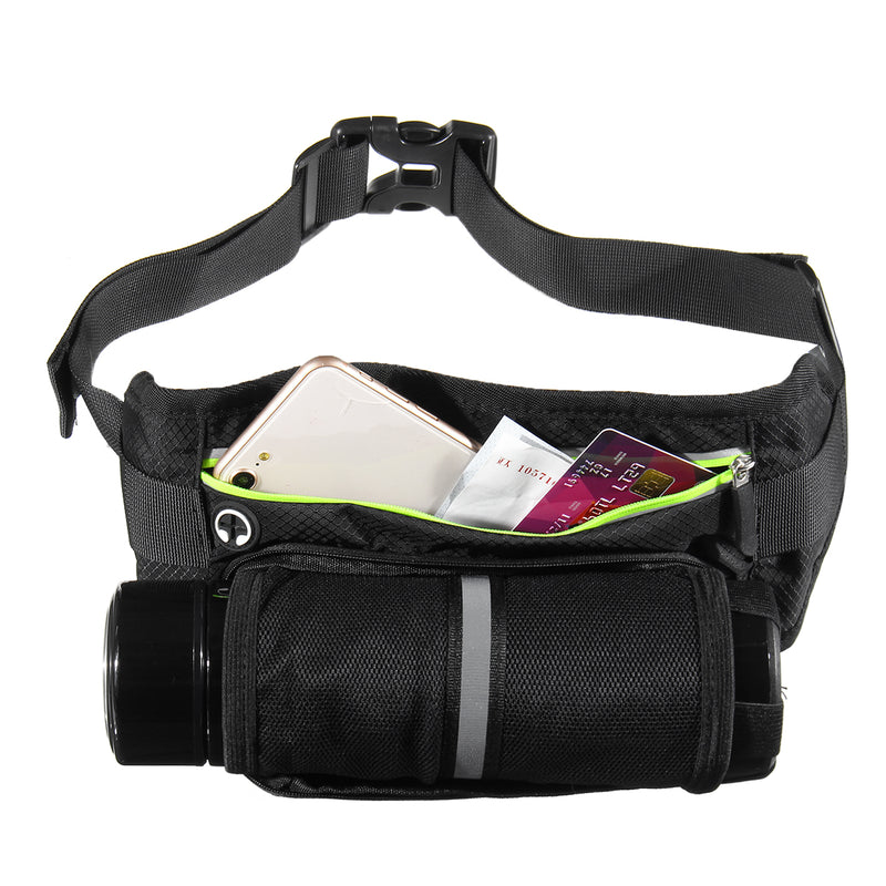 Outdoor Waist Bag Phone Bag With Water Bottle Holder For Hiking Running Jogging
