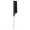 20cm 8'' Fine-tooth Metal Pin Hairdressing Hair Style Rat Tail Comb Black