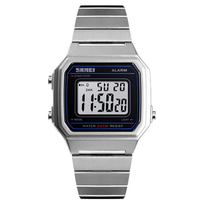 SKMEI 1377 Luminous Week Display Waterproof Casual Style Digital Watch Men Wrist Watch