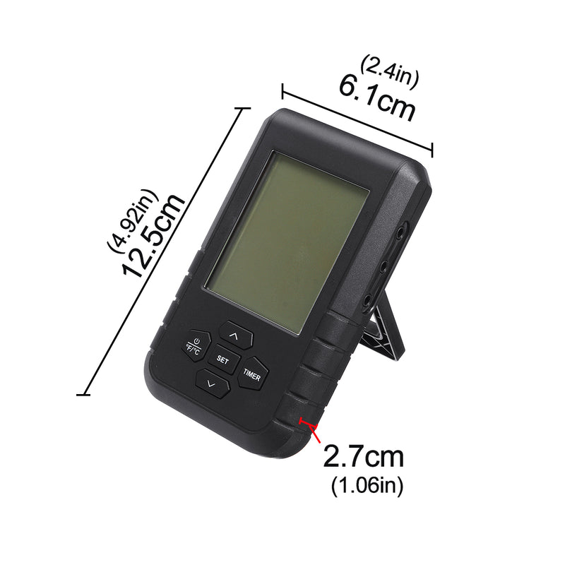 6PCS/4PCS Bluetooth Barbecue Thermometer Stainless Steel Clip Cooking More Easier Bluetooth Barbecue Thermometer BBQ Thermometer