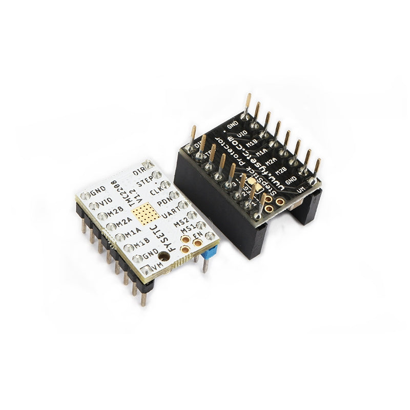 TMC2208 V1.2 Stepper Motor Driver Module + Stepstick Smoother + Heatsink For 3D Printer Parts