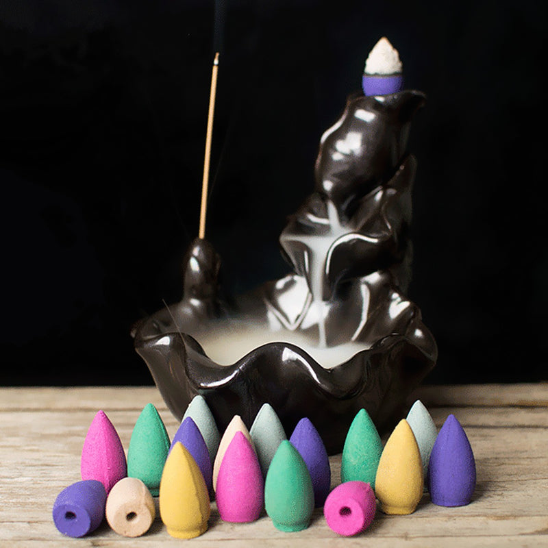 50 grains of Natural Tartar, Thyme, Lily, Jasmine, lavender, Cherry, Osmanthus, Sea, Lemon, Green tea, Sandalwood, Ambergris, Indian Heath Decorations