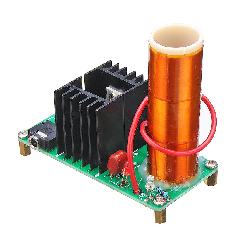 Assembled Music Tesla Coil Mini Plasma Horn Speaker 15W 2A DC 15-24V Module