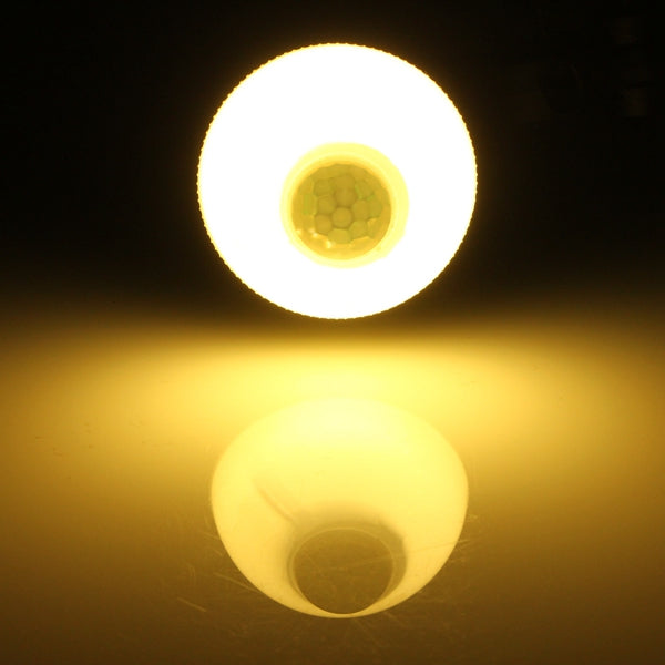 B22 LED Bulb 5W SMD 2835 18 Pure White/Warm White Motion Control PIR Sensor Globe Light Lamp AC 220V