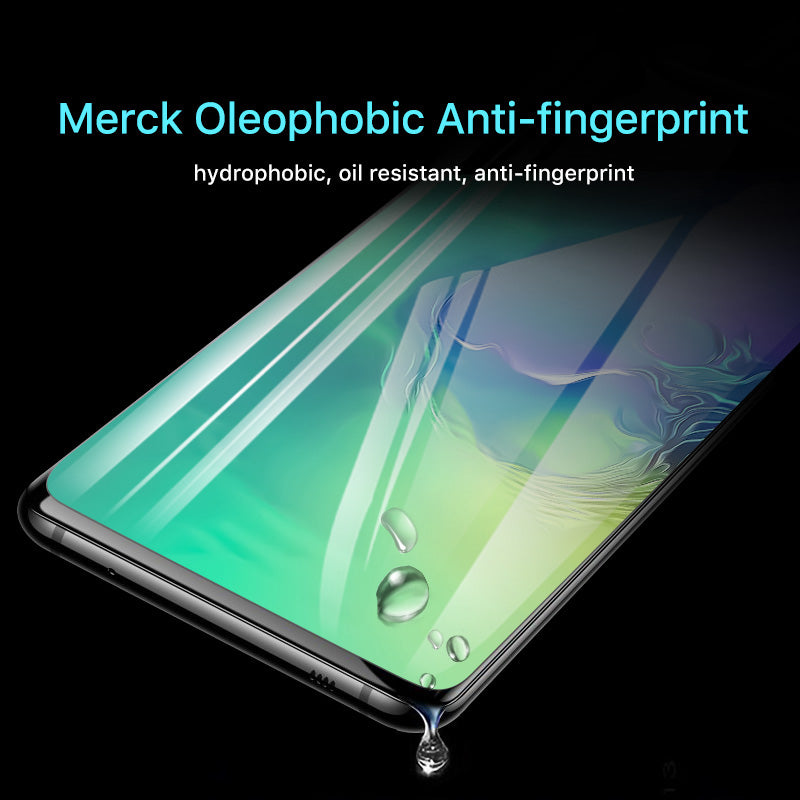 Bakeey UV Full Glue Support Ultrasonic Fingerprint Tempered Glass Screen Protector For Samsung Galaxy S10 Plus 3D Curved Edge Film