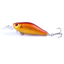 ZANLURE 10pcs/ Lot Rattles Wobbler Crankbaits Fishing Lures Hooks Bass Tackle 7cm/8g
