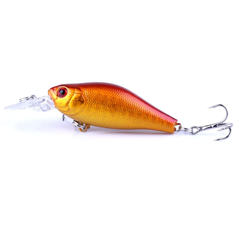 ZANLURE 10pcs/ Lot Rattles Wobbler Crankbaits Fishing Lures Hooks Bass Tackle 7cm/8g