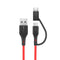 BlitzWolf BW-MT3 3A 2 in 1 Type C Micro USB Fast Charging Data Cable Adapter 3ft 6ft For Xiaomi Mi9 Oneplus 7 HUAWEI P30 Pocophone F1 S10 S10+