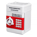 Kids Cartoon Electronic Money Piggy Bank Mini ATM Password Coins Savings Box Toys