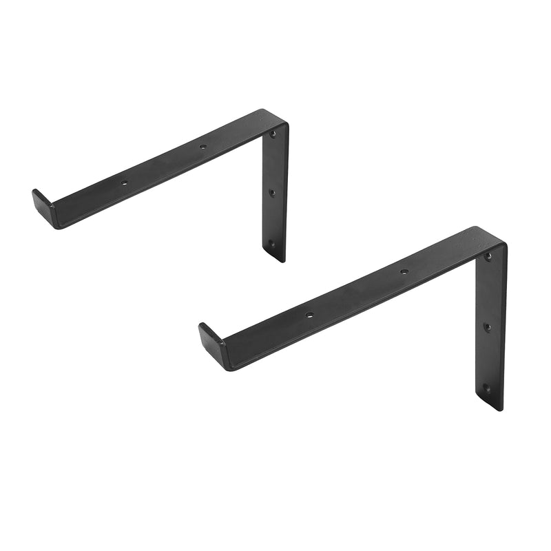 2Pcs Heavy Duty Industrial Metal Shelf Bracket Wall Mounted Holder