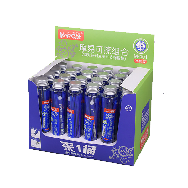 XUEXI M-401 0.5mm Erasable Refills Gel Pen Office And School Writing Supplies 10 Pcs