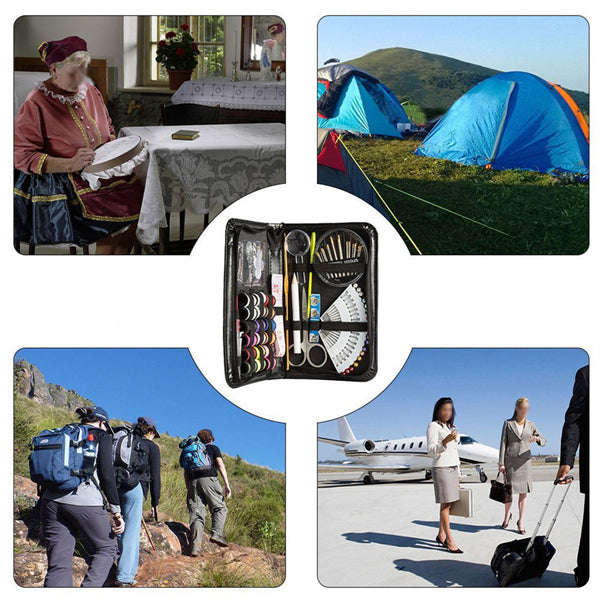 91pcs Portable Sewing Kit Home Travel Emergency Professional Sewing Set