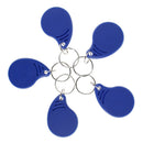 5Pcs RFID IC Keyfobs 13.56 MHz Keychains NFC Key Card ISO14443A MF Classi For Smart Access Control System